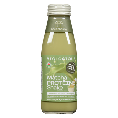 Greenhouse Frappé Biologique Brekkie Matcha 300 ml, 2,33 $/100ml