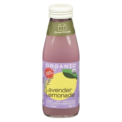 Greenhouse Organic Probiotic Hydrator Lavender Lemonade 300 ml, $1.66/100ml