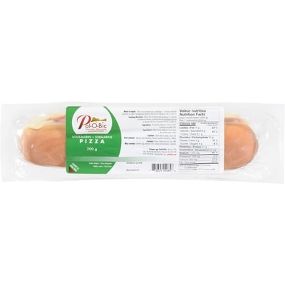 null Sous-Marin Pizza 200 g, 2,75 $/100g
