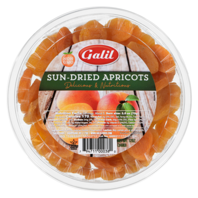 Galil Abricots secs 340 g, 2,94 $/100g