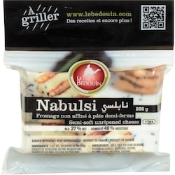 null Nabulsi 25 % M.F. Semi-Soft Unripened Cheese 200 g, $4.00/100g