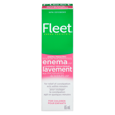 Fleet Enema Pediatric Sodium Phosphates Enema Usp For Children 65 ml, $13.06/100ml