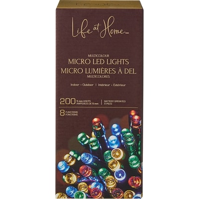 Life at Home Micro LED Lights 200 Count - Multicoloured 1 ea, $24.00/1ea