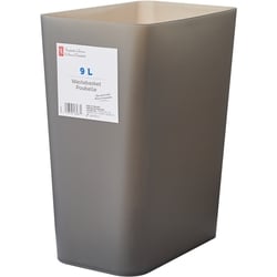 9L Wastebasket Gray