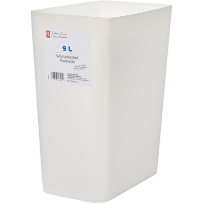 le Choix du Président Poubelle 9 L Blanc 1 ea, 12,00 $/1ch