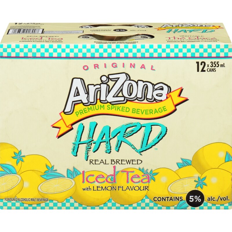アスカニア Arizona Hard Flavoured Alcoholic Malt Beverage Iced Tea With Lemon