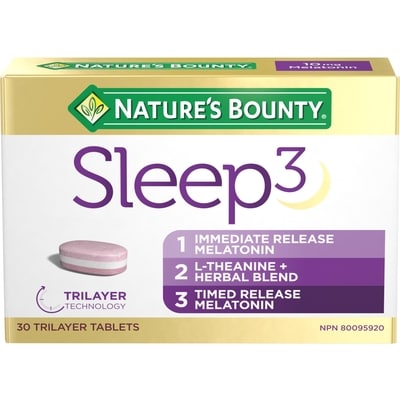 Nature's Bounty Sleep 3, Promotes Relaxation, Tablets 30x30.0 ea, $0.59/1ea
