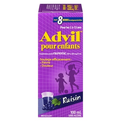 Advil Advil Enfant Ssp Rsn 100 ml, 11,49 $/100ml