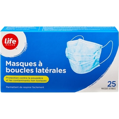 Life Masques à boucles latérales 25 ea, 0,42 $/1ch