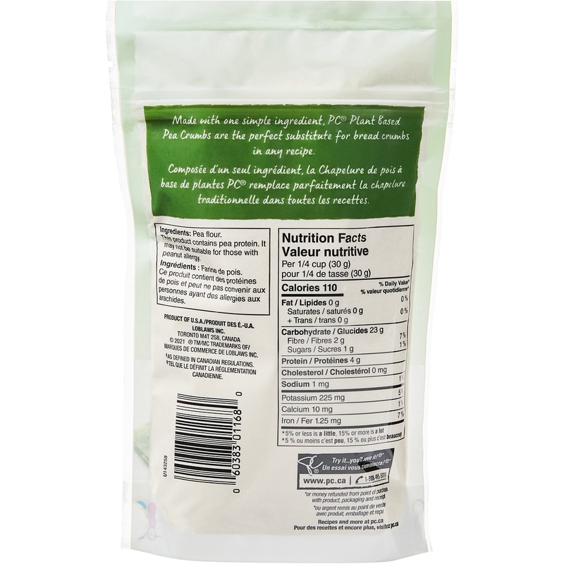 Plant Based Pea Crumbs