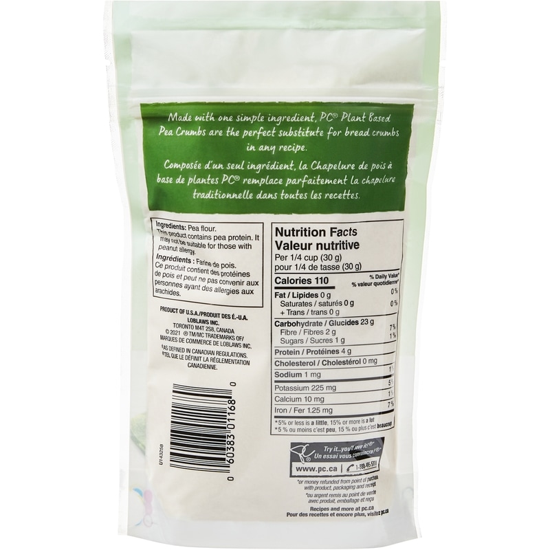 Plant Based Pea Crumbs
