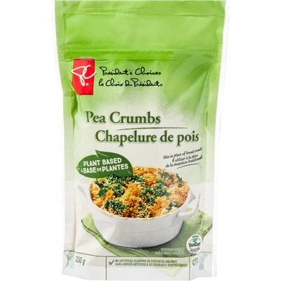 le Choix du Président Chapelure de pois À base de plantes 250 g, 1,72 $/100g