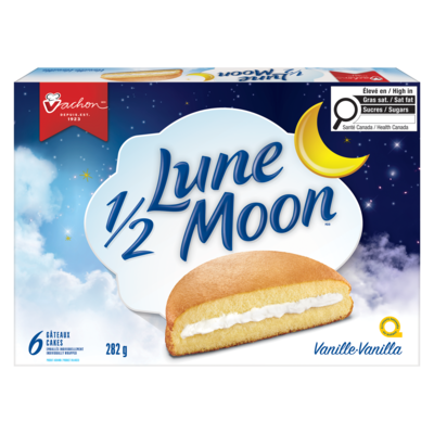 Vachon ½ Lune Moon® Vanilla Flavour Cakes 282 g, $1.73/100g