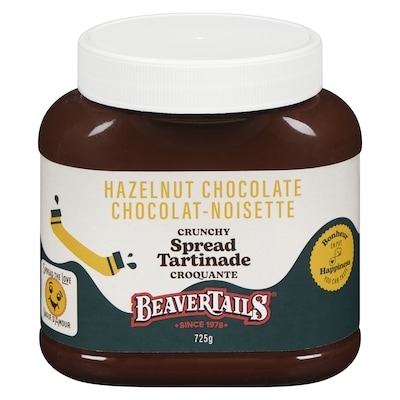 BeaverTails BeaverTails Chocolate Hazelnut Spread Crunchy  725 g, $1.24/100g