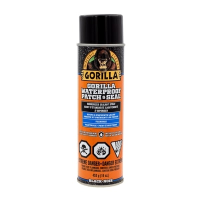 Gorilla Waterproof Patch and Seal Spray, Black 453.592 g, $4,185.02/100g