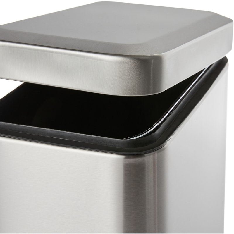 5L Stainless Steel Slim Step Bin
