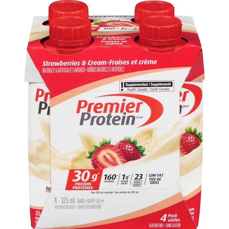 High Protein Shake Strawberries & Cream