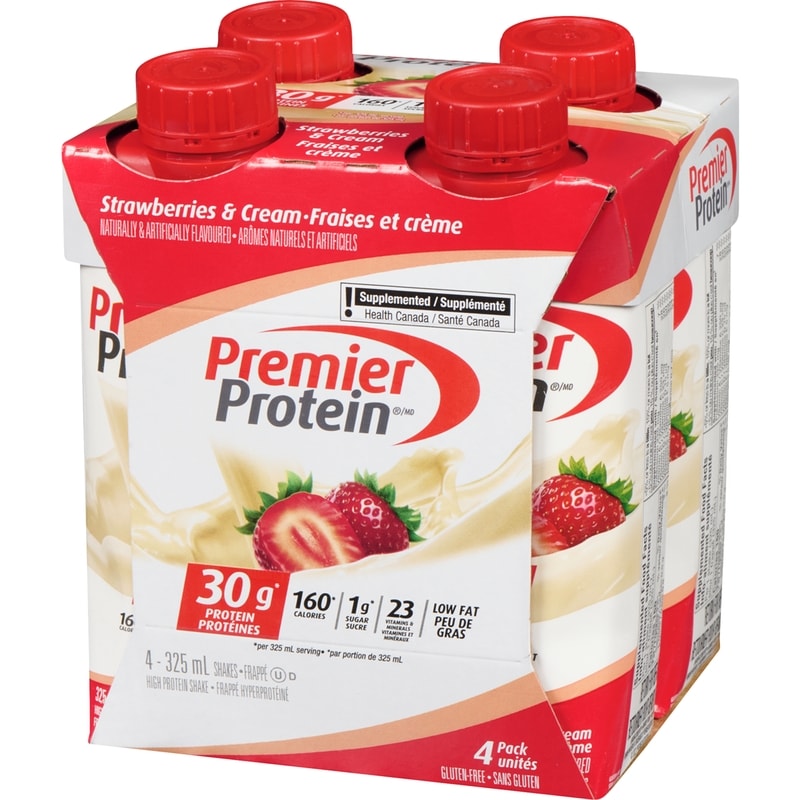 High Protein Shake Strawberries & Cream