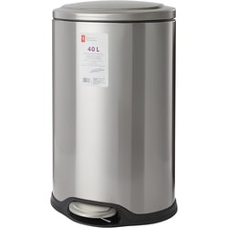 40L Stainless Steel Step Bin