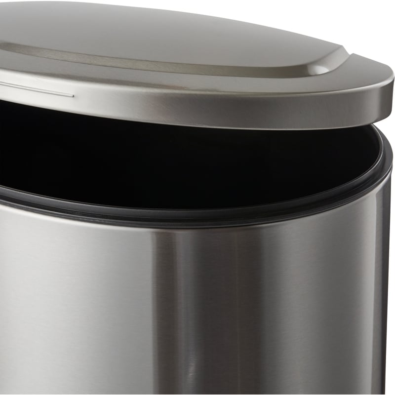40L Stainless Steel Step Bin
