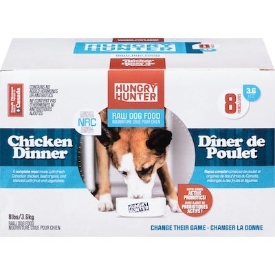 Hungry Hunter Raw Dog Food Chicken Dinner 3.6 kg, $0.89/100g