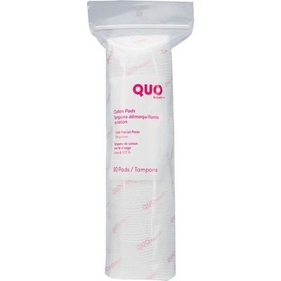 Quo Beauty Cotton Pads 80x1.0 ea, $0.02/1ea