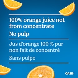 Oasis Orange Juice No Pulp, Not from Concentrate l Zehrs