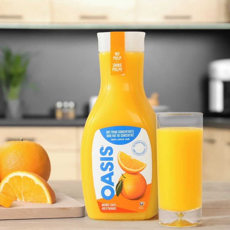 Orange Juice No Pulp, Not from Concentrate