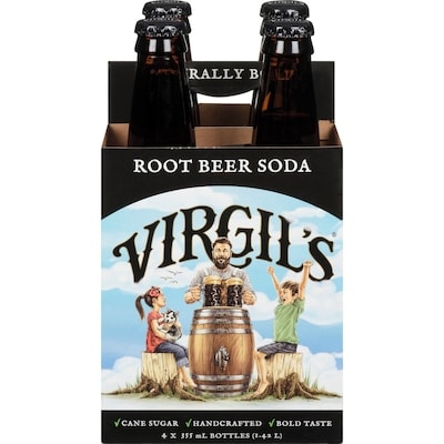 Virgil's Root Beer Soda 4x355.0 ml, $0.63/100ml