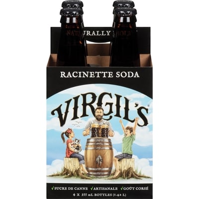 Virgil’s Racinette soda 4x355.0 ml, 0,60 $/100ml