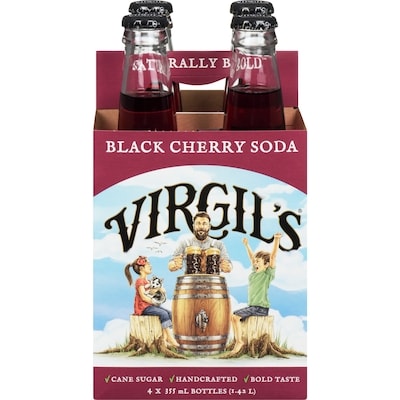 Virgil's Black Cherry Soda 4x355.0 ml, $0.63/100ml