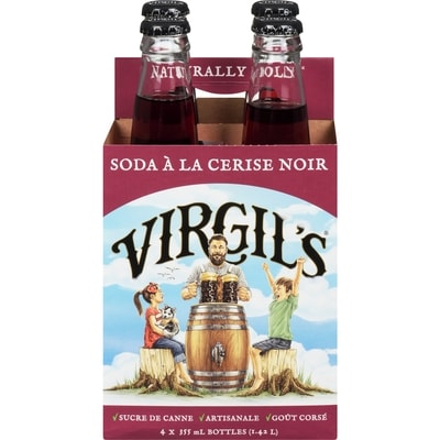 Virgil’s Soda à la cerise noir 4x355.0 ml, 0,60 $/100ml