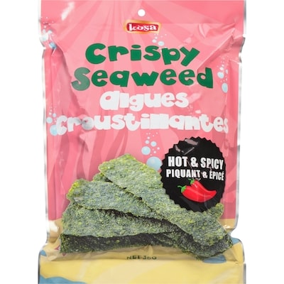 Kosa Algues Croustillantes Piquant & Épicé 36 g, 8,33 $/100g