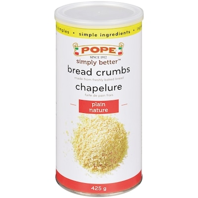 Pope Bread Crumbs Plain 425 g, $1.06/100g