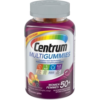 Centrum Vitamins, Women 50+ Multivitamin & Multimineral Supplement, Mixed Berry Flavours 120 ea, $0.19/1ea