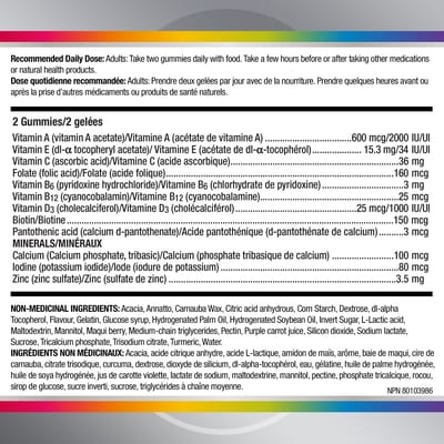 Multigummies Femmes 50+