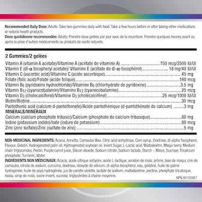 Multigummies Men 50+ Multivitamin And Multimineral Supplement, 120 Count