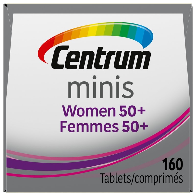 Minis Women 50+ Multivitamin And Multimineral Supplement, 160 Count