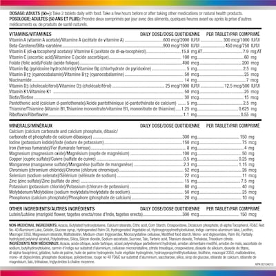 Minis Women 50+ Multivitamin And Multimineral Supplement, 160 Count