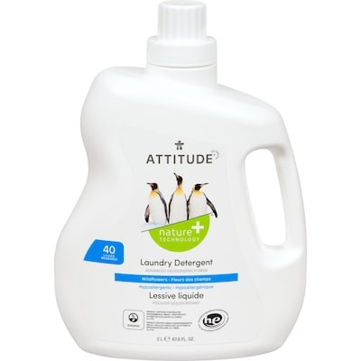 Attitude Laundry Detergent Wildflowers 2 l, $0.60/100ml