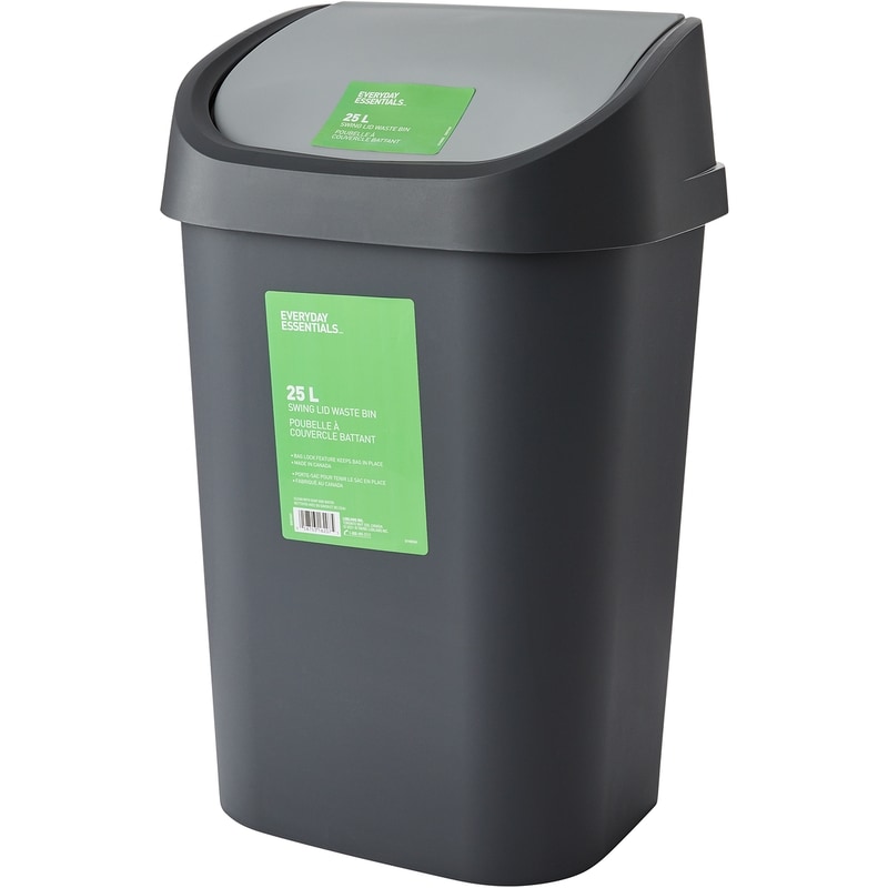 25L Swing Lid Waste Bin