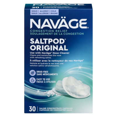 Navage Saline Concentrate Capsules Original Sea Salt 30 ea, $0.55/1ea