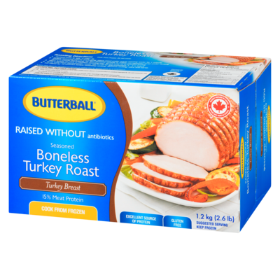 Butterball Boneless Turkey Breast Roast, Frozen 1.5 kg, $1.67/100g