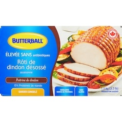Butterball Rôti de poitrine de dinde désossée surgelée 1.5 kg, 1,80 $/100g