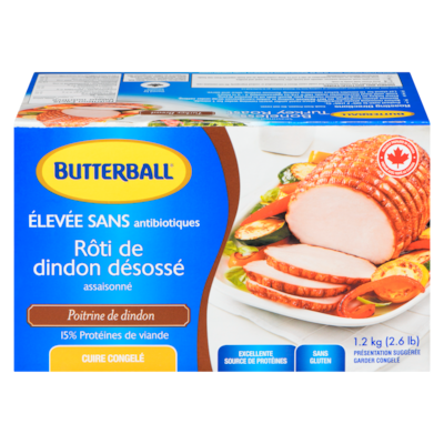 Butterball Rôti de poitrine de dinde désossée surgelée 1.5 kg, 2,03 $/100g