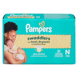 Pampers Swaddlers Newborn Diapers Size 0 31 Count 31 ea, $0.60/1ea