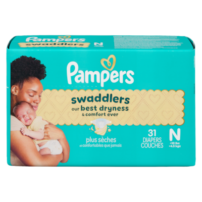 Pampers Swaddlers Newborn Diapers Size 0 31 Count 31 ea, $0.53/1ea