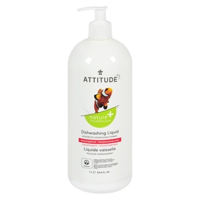 Attitude ATTI LIQ VAISSELLE PAMP ROSE 1 l, 0,80 $/100ml