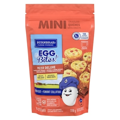Burnbrae Farms Egg Bites Pizza Mini 336 g, $2.23/100g