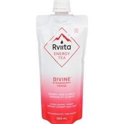 Rviita Clean Energy Drink Divine Strawberry 355 ml, $1.26/100ml